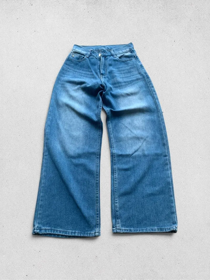 Wide Baggy Denim Jeans Reworked photo 1