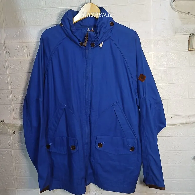 Jaket Parka Outdoor Kanvas Timberland Blue Size XL photo 1