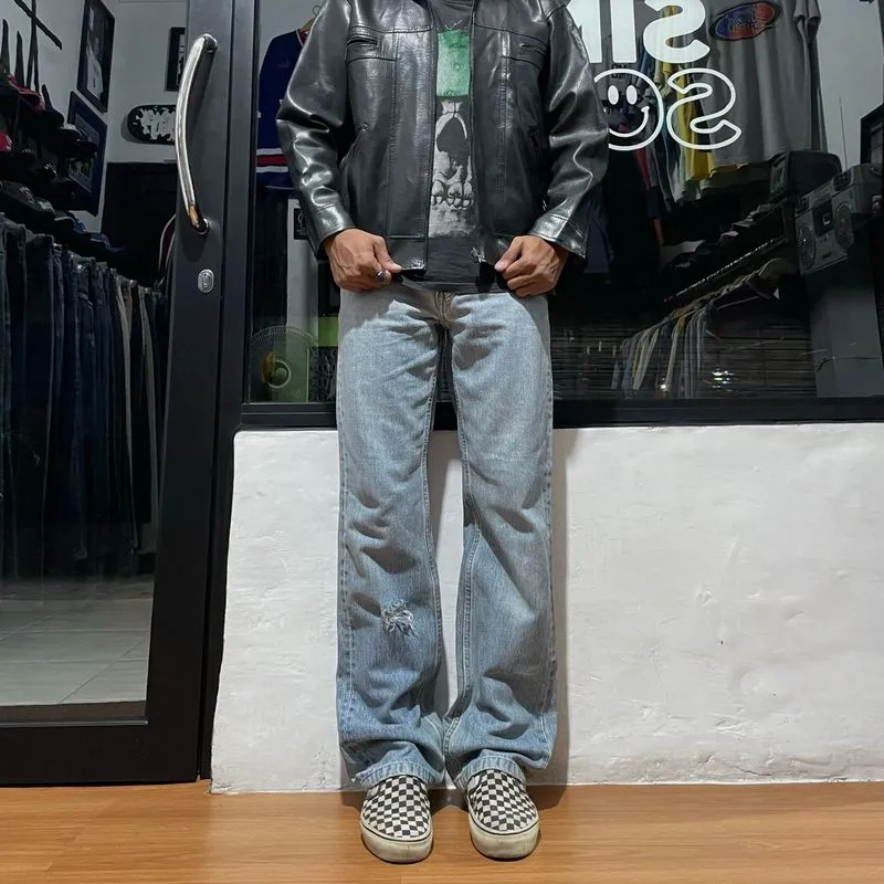 Celanpnjang wovew blue jeans photo 1