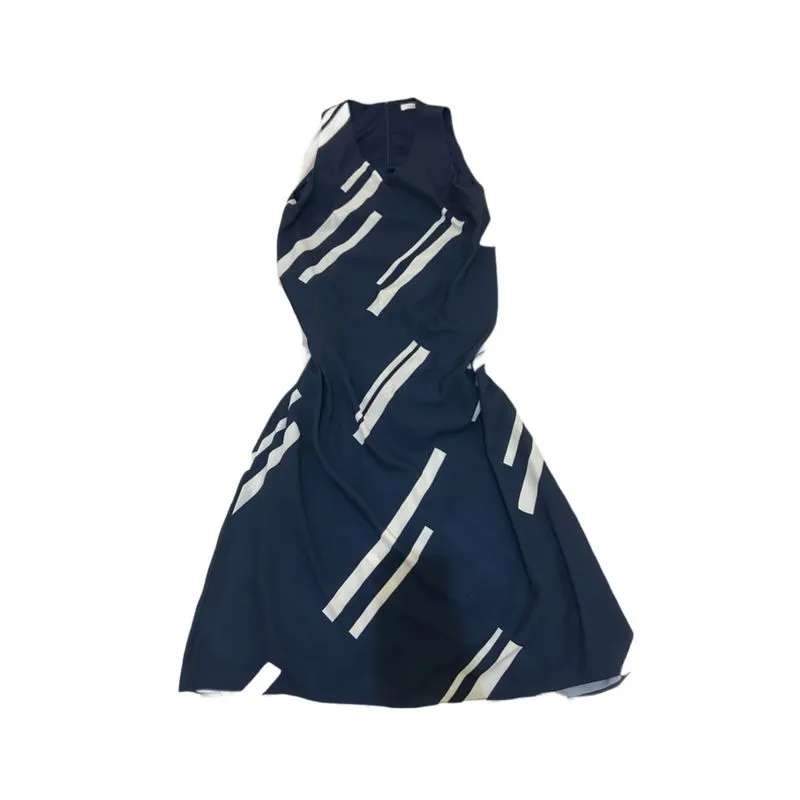 Preloved Another One Midi Dress Blue and White S LD 84 P 93 photo 1