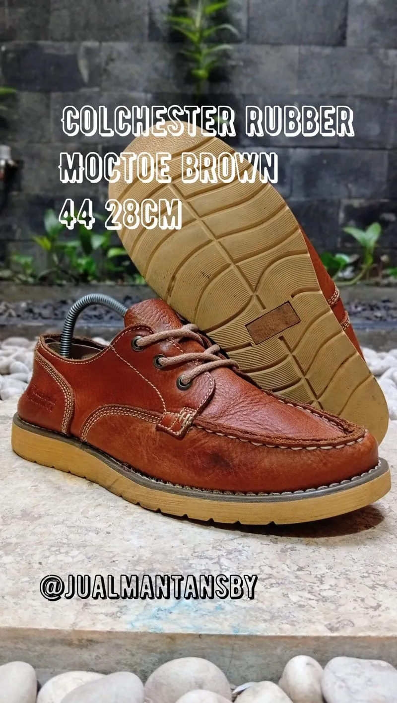 COLCHESTER RUBBER Co Moctoe Brown Leather photo 1
