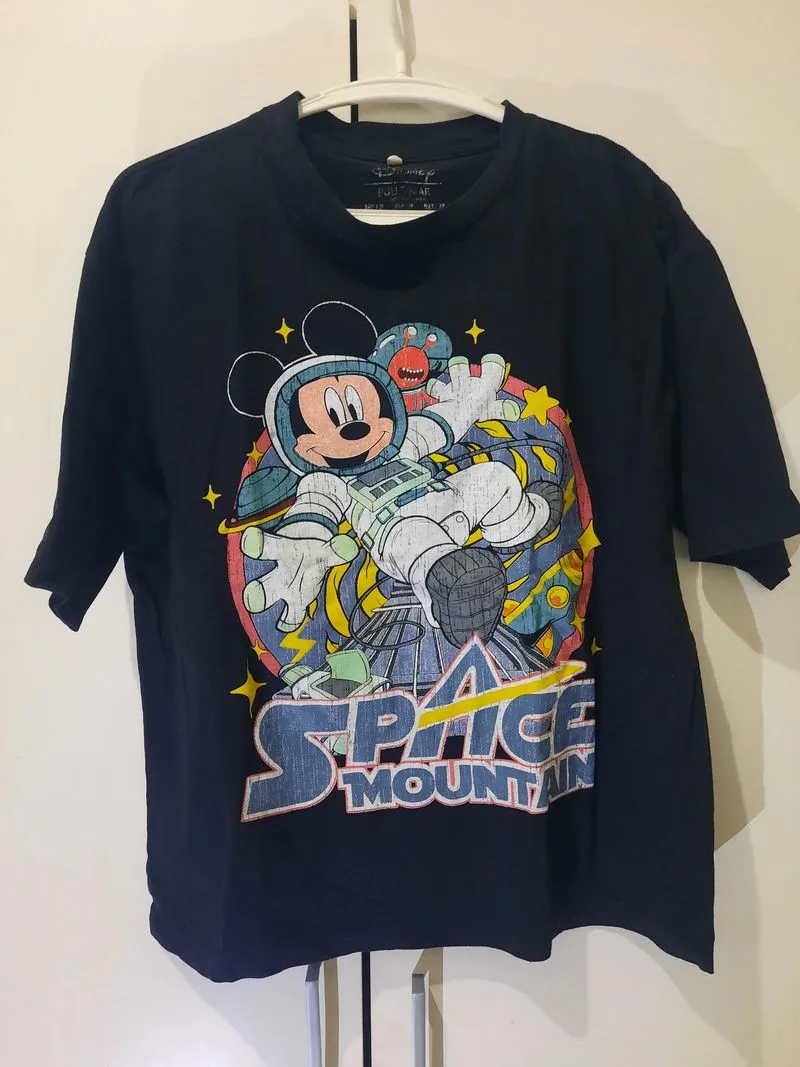 T-Shirt Mickey Mouse Space, PULL&BEAR photo 1