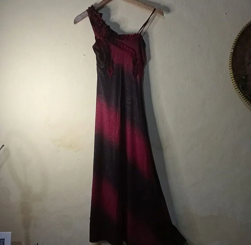 [PRELOVED] DRESS RED BLACK photo 1