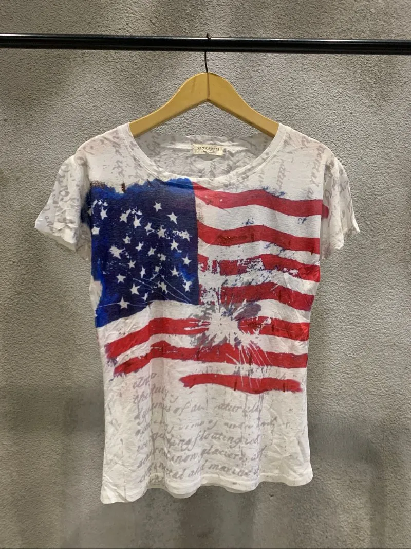 American Flag y2k vkei grunge goth punk avantgarde photo 1