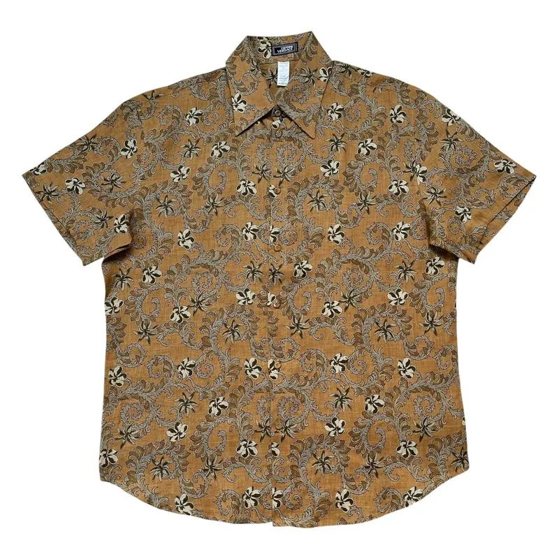 Gianni Versace Baroque Linen Shirt photo 1