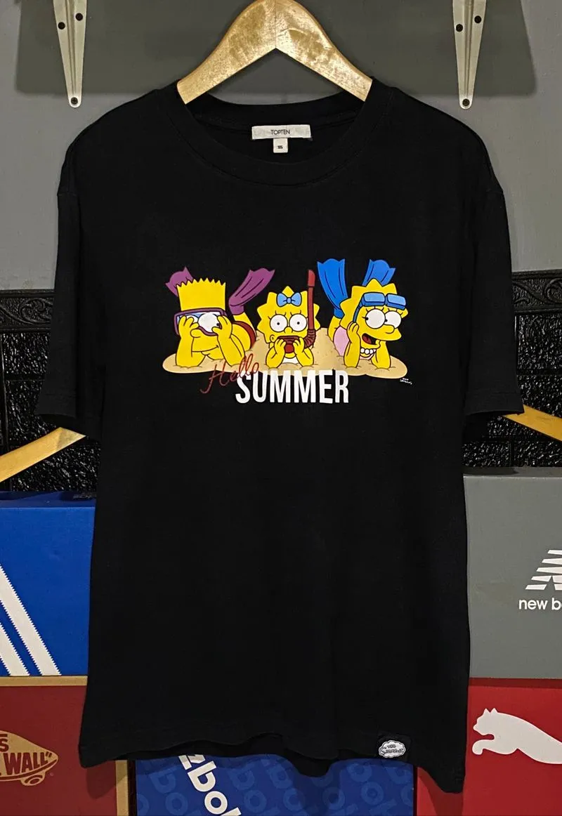 Kaos TOPTEN x SIMPSON second ori photo 1