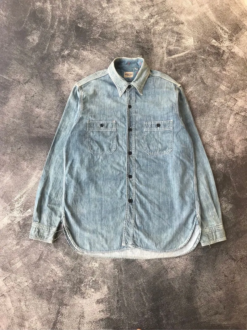 WORKSHIRT SUGAR CANE KEMEJA SUGARCANE DARAHKU BIRU photo 1
