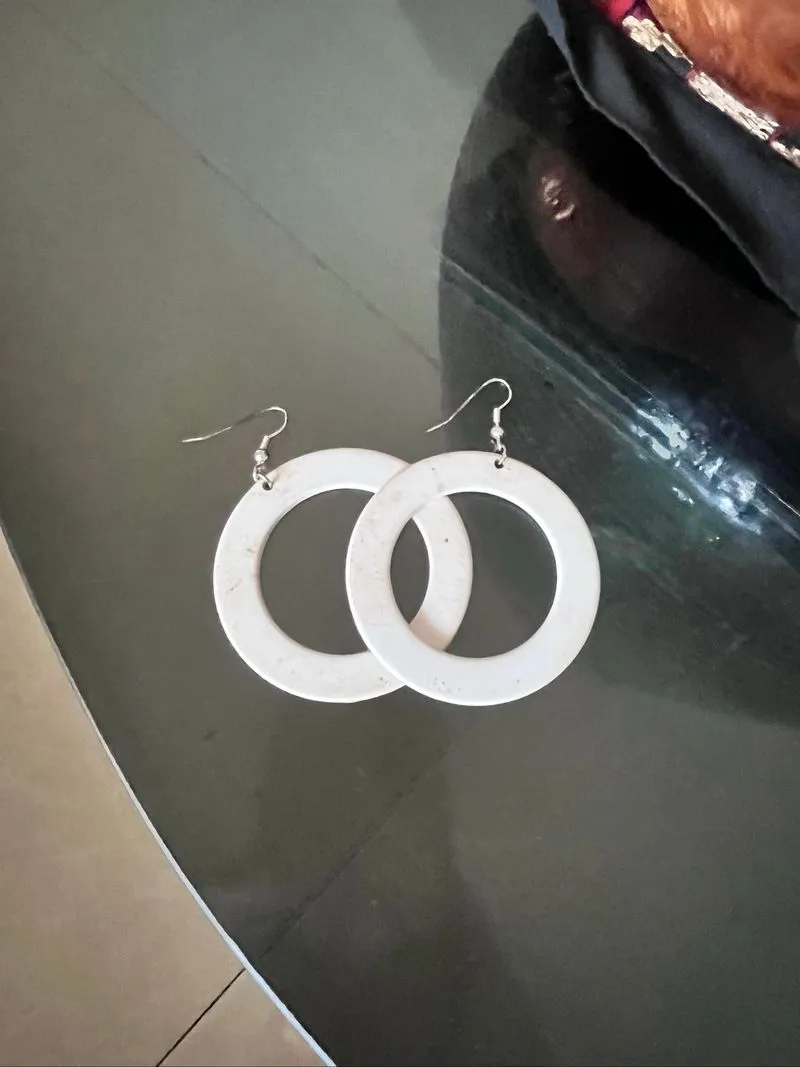 (Anting) Hoops Putih photo 1