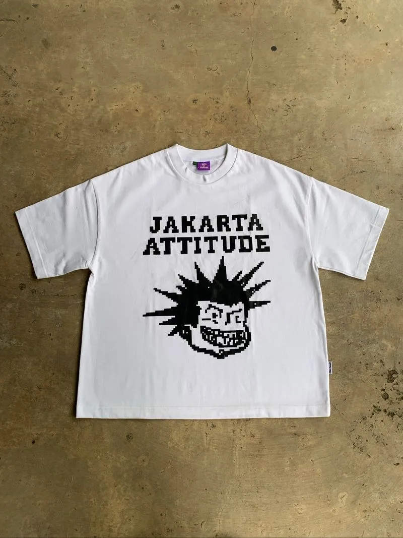 JAKARTA ATTITUDE Reguler Tshirt Not Stussy Supreme  photo 1