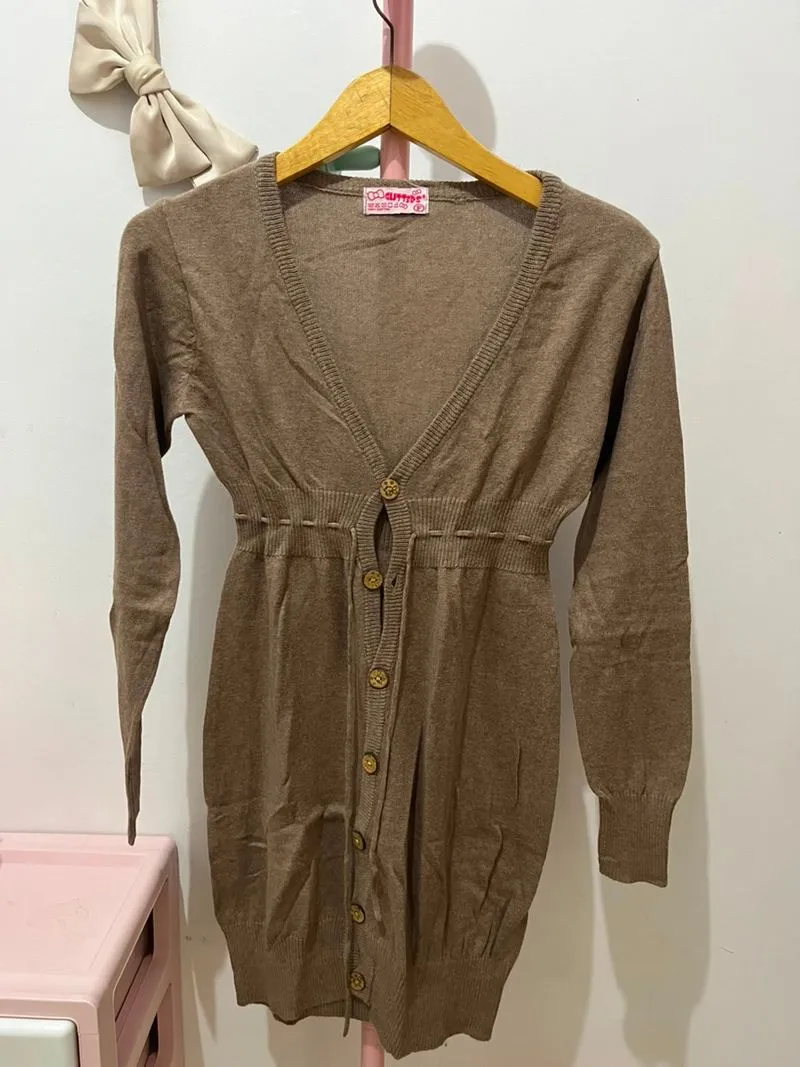 Dress knit coklat  photo 1