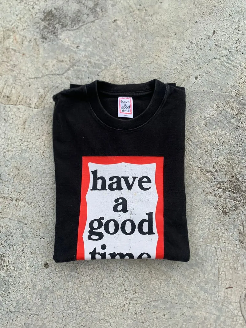 have a good time Casual T-shirt Wanita black photo 1