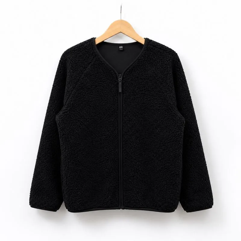 UNIQLO Cardigan Sherpa Fleece Inner Softshell Full Zip Origi photo 1