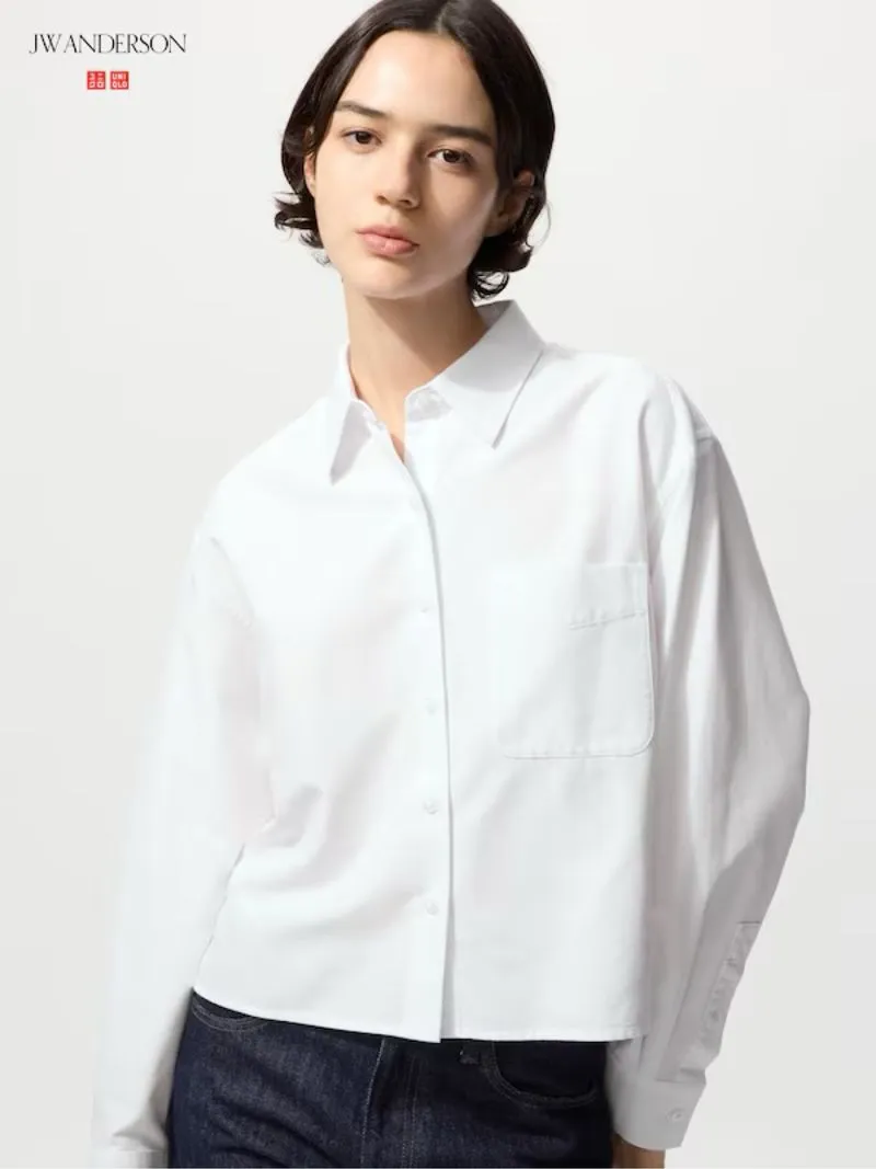 Kemeja Uniqlo U Oxford Boxy photo 1