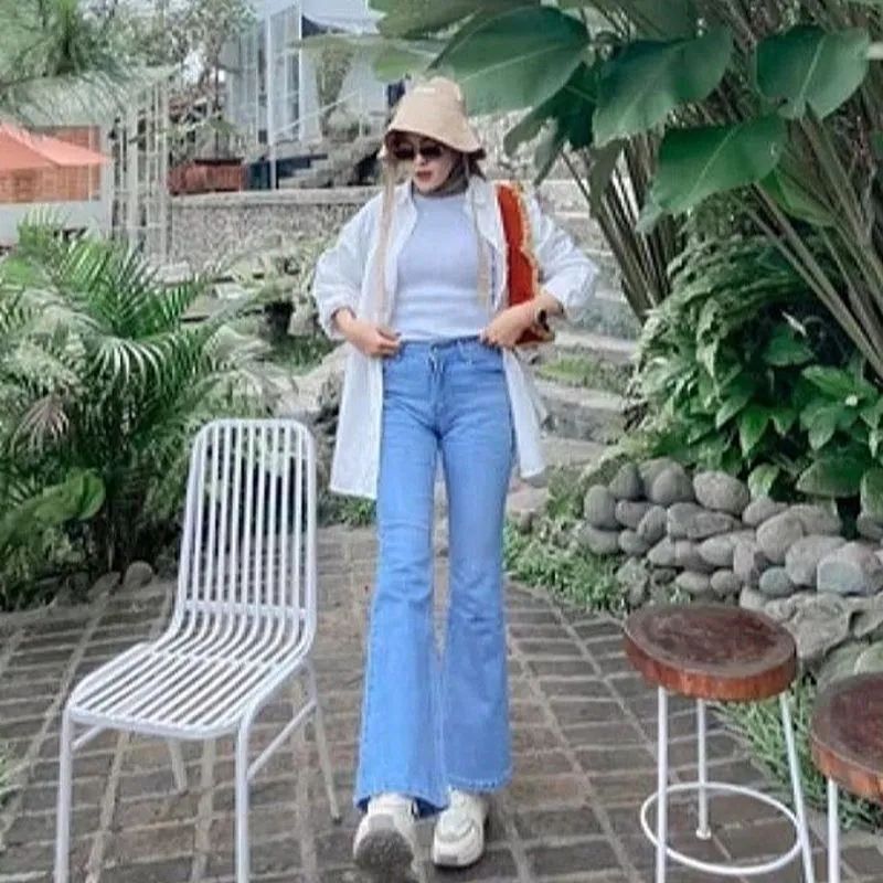 jeans cutbray biru muda photo 1