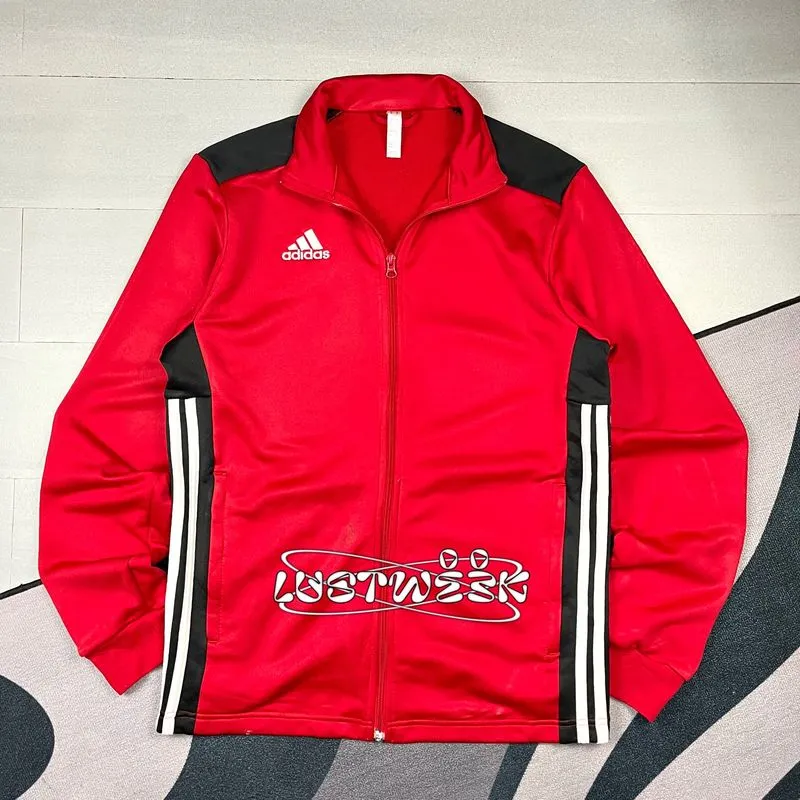 Adidas Red Black Tracktop Jacket photo 1