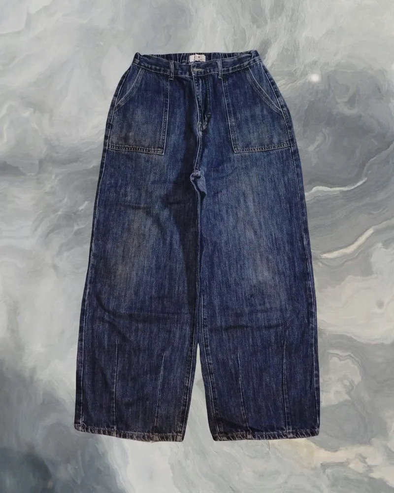 Celana Baggy Ballon Denim Fatigue Jeans Gombrong GLW photo 1