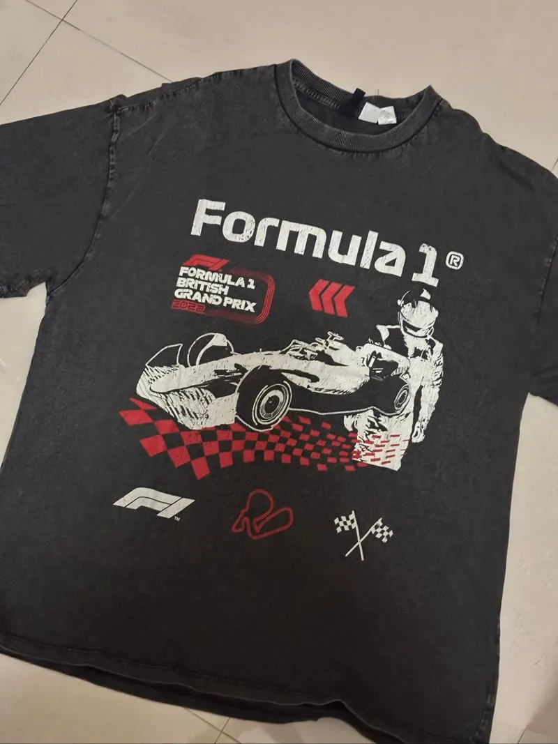 H&M Formula 1 British Grand Prix 2022 Oversized Washed Tee  photo 1