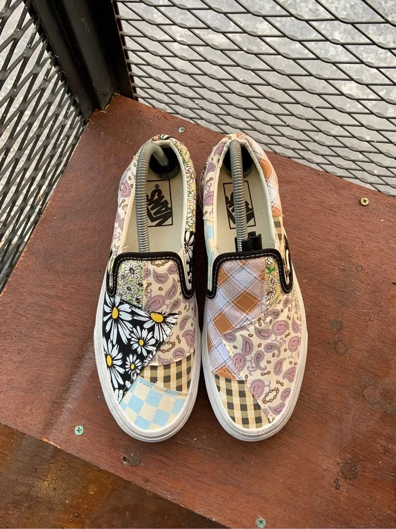 Vans Classic Slip-On Meadow Patchwork Spring Summer photo 1
