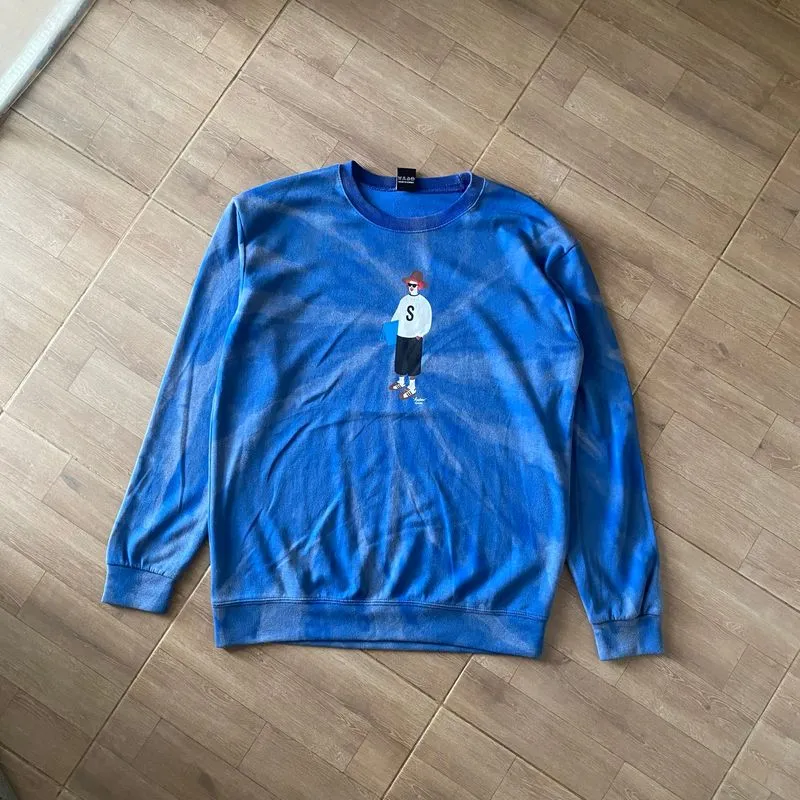Andrew Foreman Crewneck Sweatshirt Bleach Tie Dye photo 1
