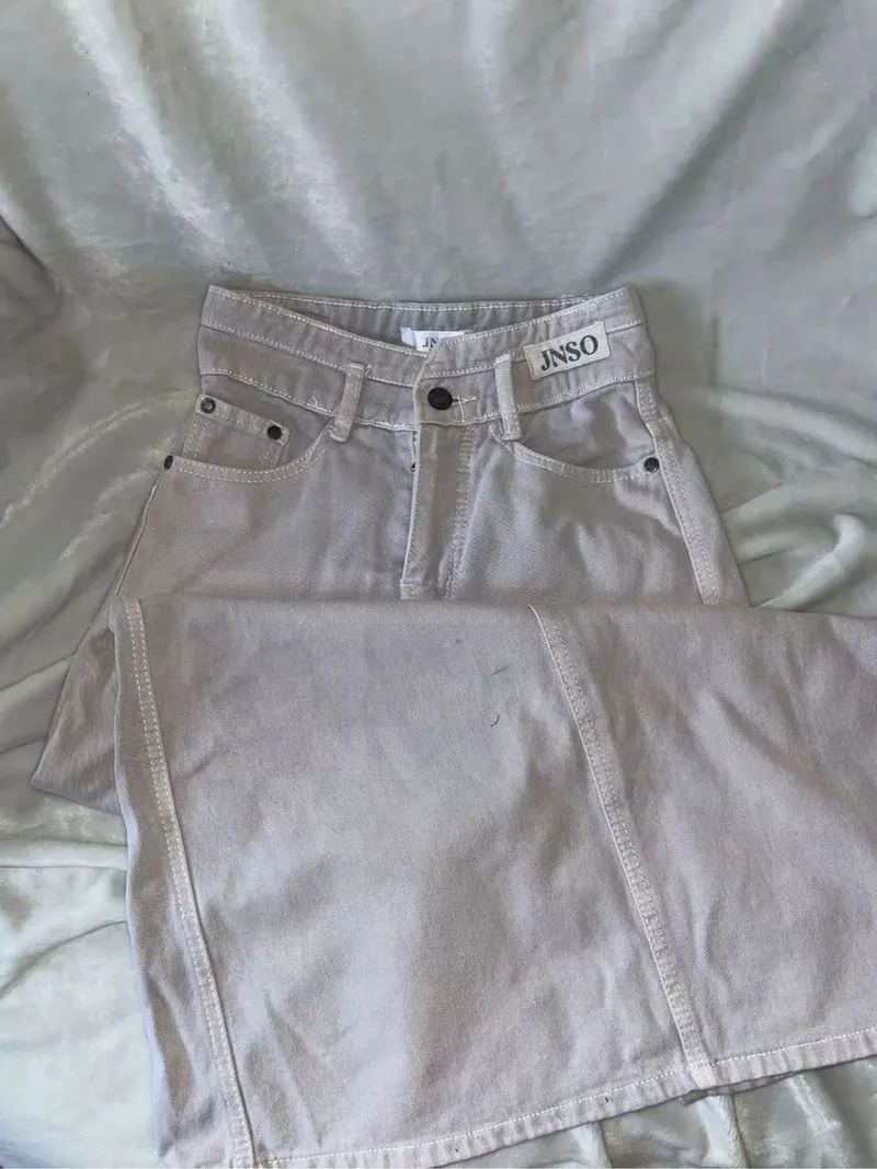READY❗️ JINISO SEVENTY -999 slit Highwaist rok jeans wanita  photo 1