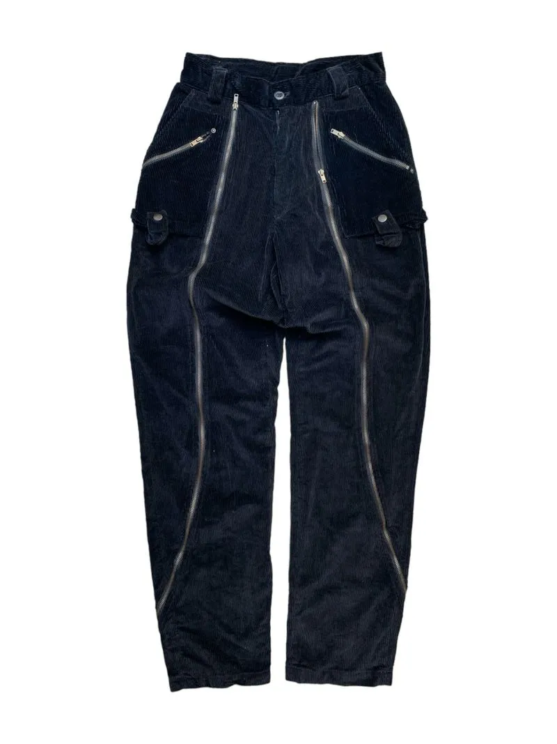 2000s Neo - Multi zipper Bolen Banana Pants Rick Owens Style photo 1