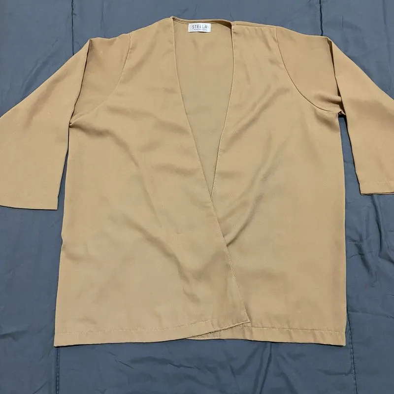 cardigan tanpa kancing photo 1