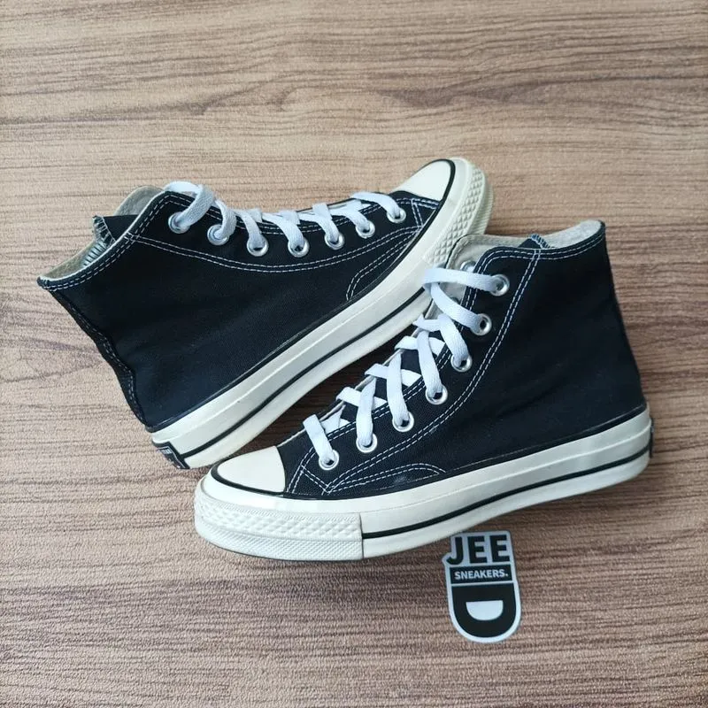 Converse Emo Casual Sneakers Wanita white black photo 1