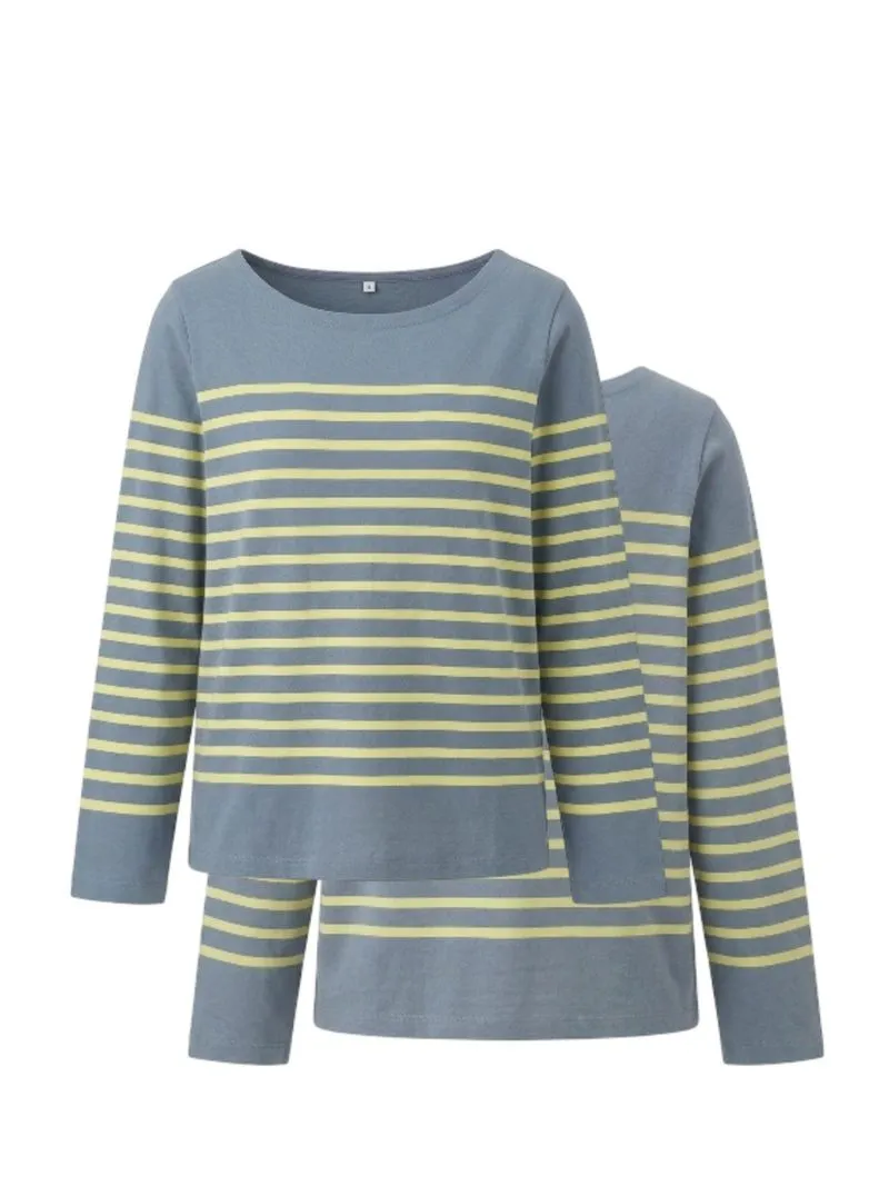 Casual Stripes Long Sleeve Tee photo 1