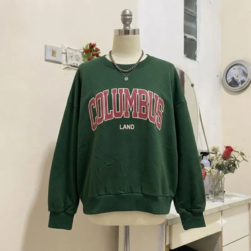 Crewneck Sweater Gemoy Oversize Colombus made in korea H&m h photo 1