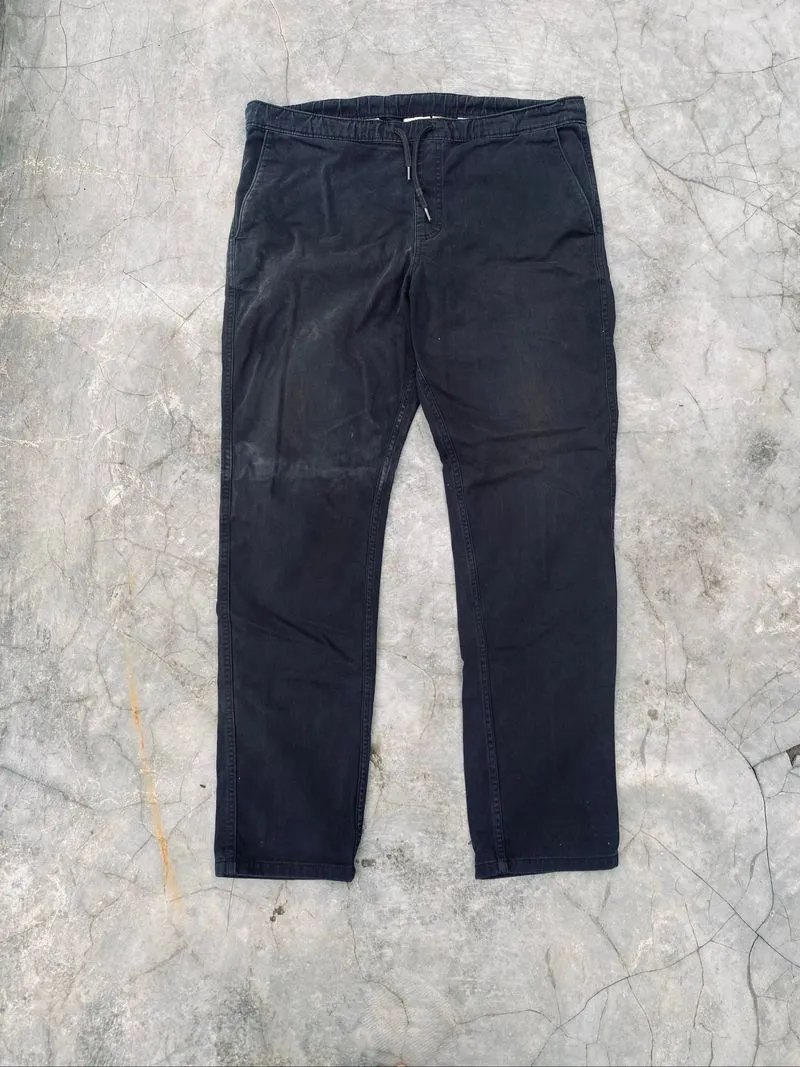 VANS Easy Pant / Drawstring Pants – Black photo 1