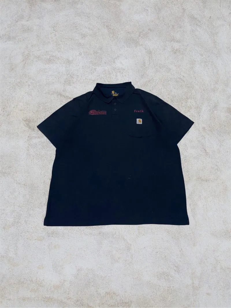 CARHARTT PACCOM POCKET POLOSHIRT ORIGINAL FIT K570 NVY  photo 1