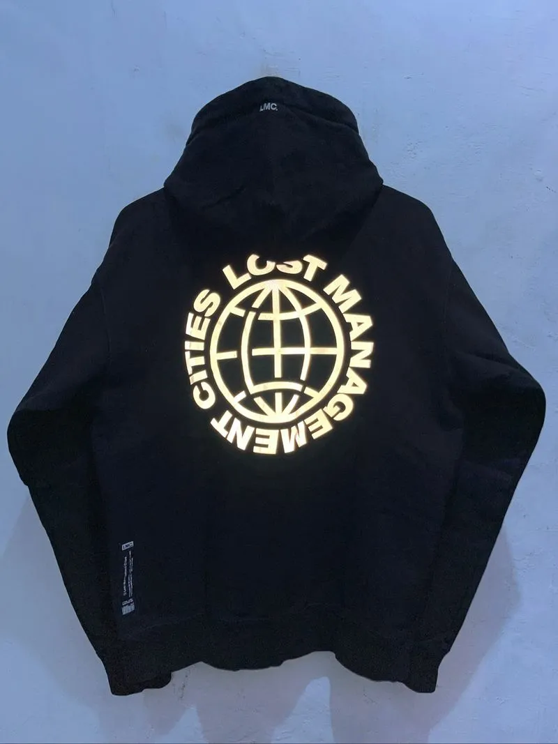 LMC Reflective OG Wheel Pullover Hoodie Black Unisex  photo 1