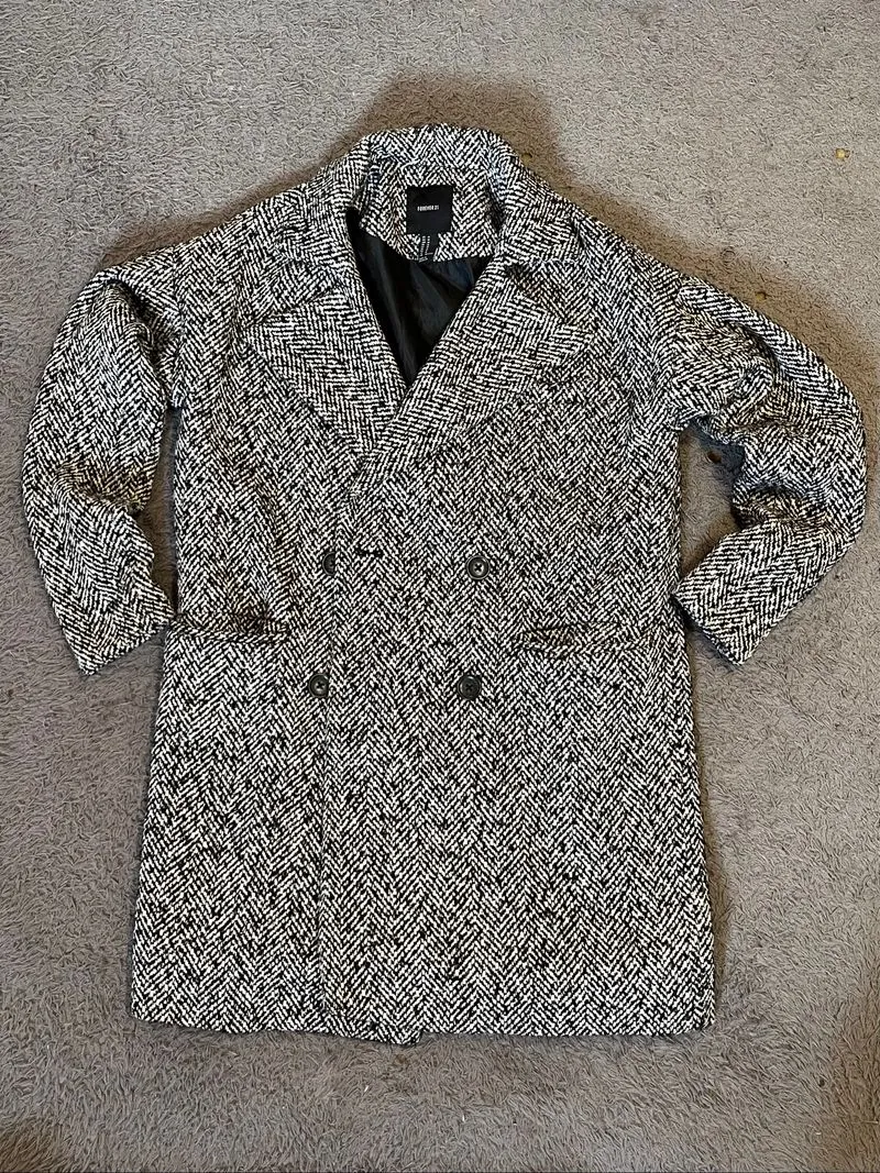 Coatorever 21 motif herringbone photo 1