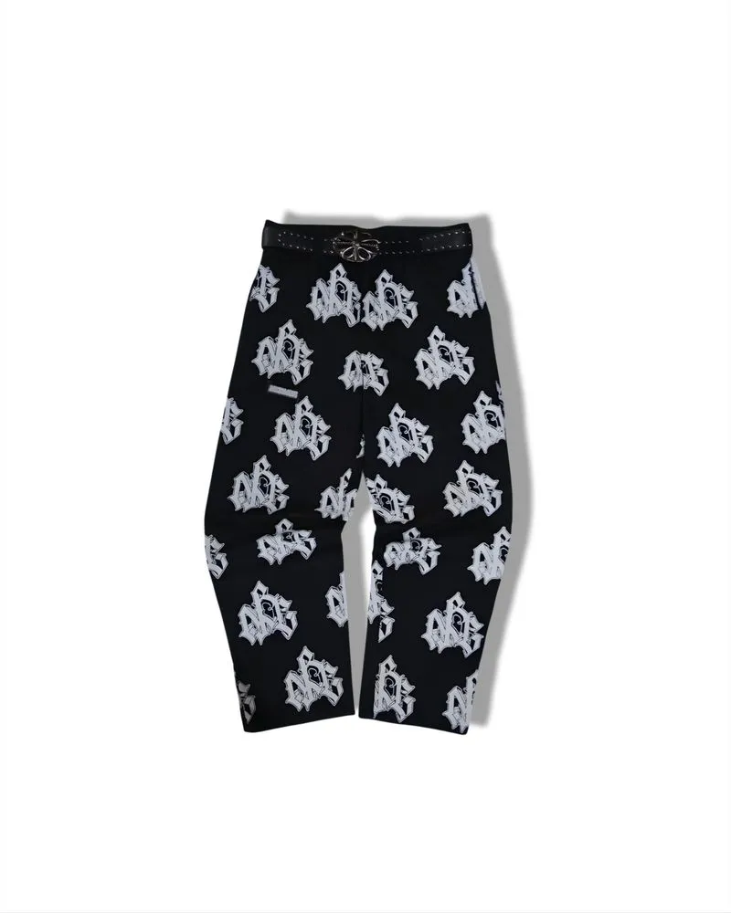 Notbadclub Society Black Graffiti - Baggy Pants photo 1