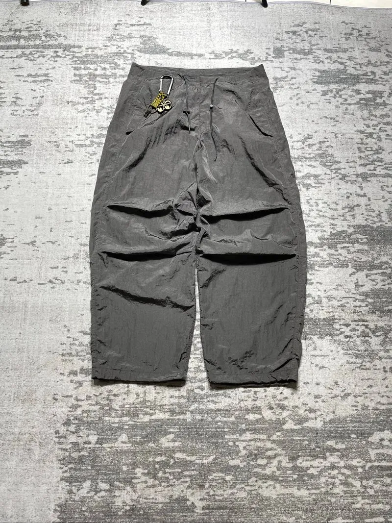 Musinsa standard wide nylon parachute pants dark gray photo 1