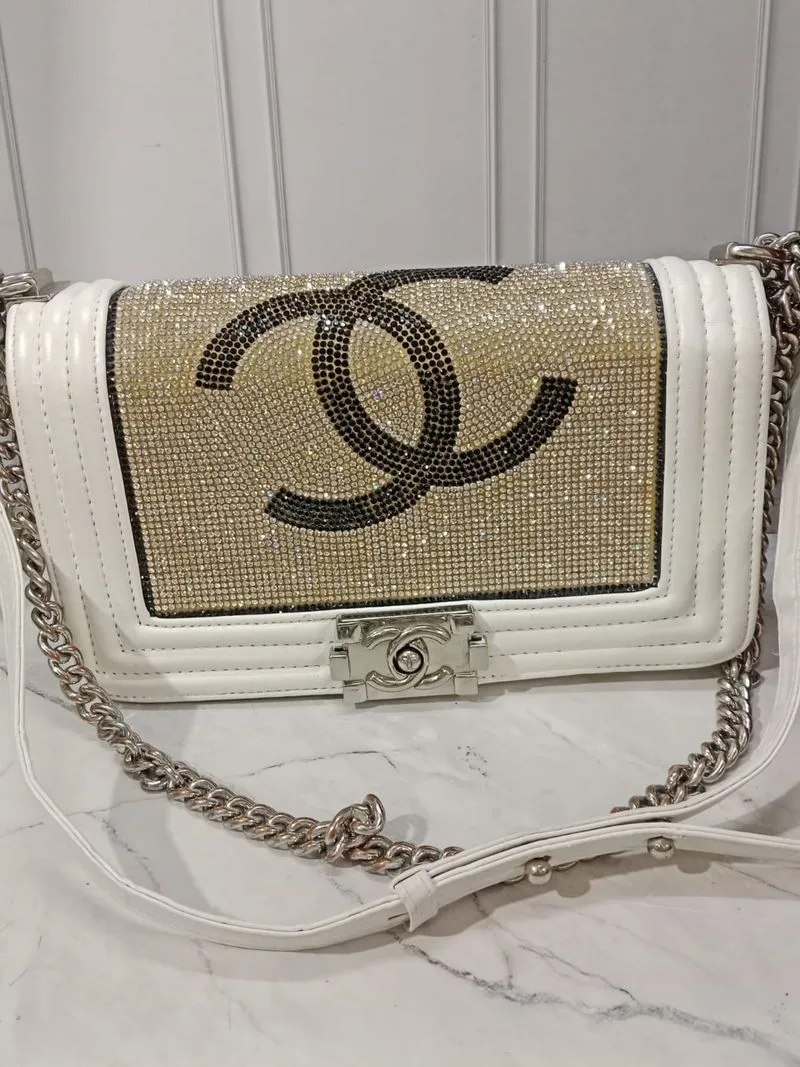 TAS Chanel boy Crisytal vintage  photo 1