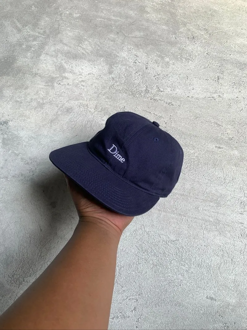 DIME SIX PANEL HAT NAVY photo 1
