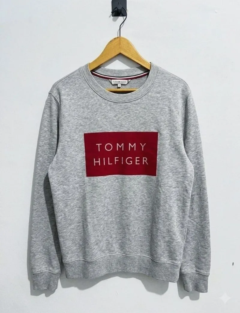 crewneck tommy hilfiger velvet photo 1