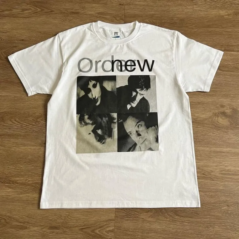 New Order - Low Life White Tee (Fan Made). photo 1