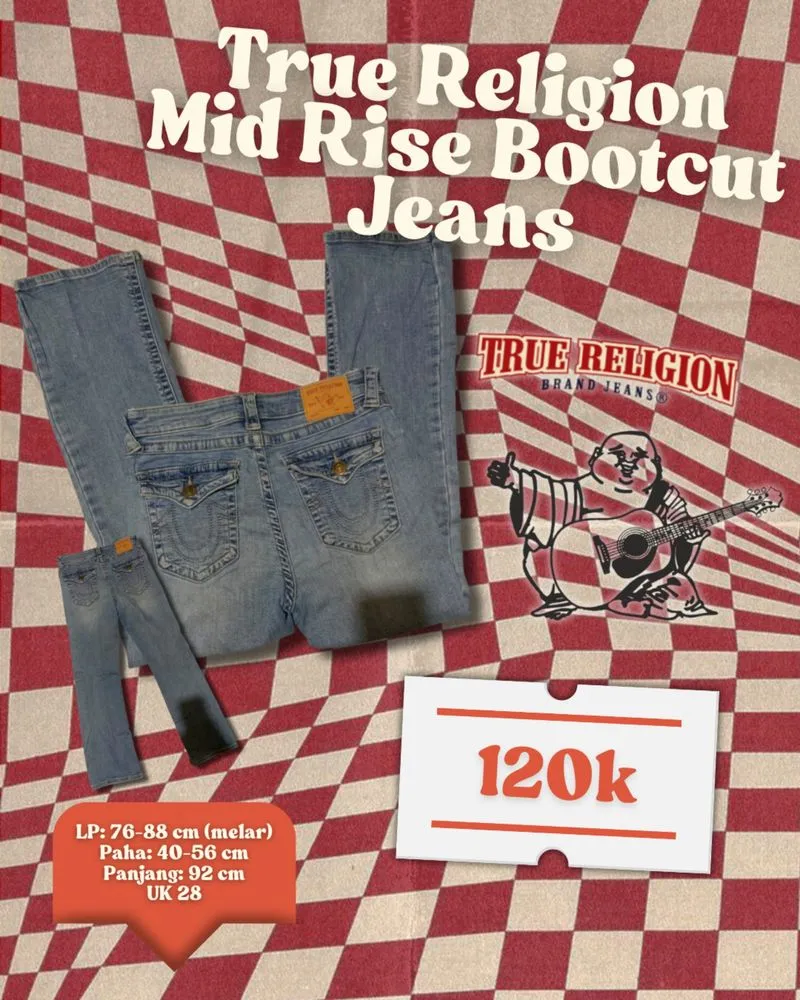 True Religion Mid Rise Bootcut Jeans | NETT photo 1