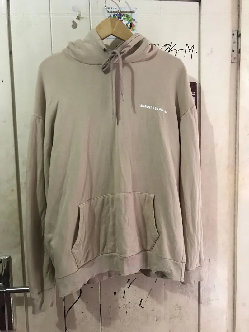 Streetwear Hoody Pria tan photo 1