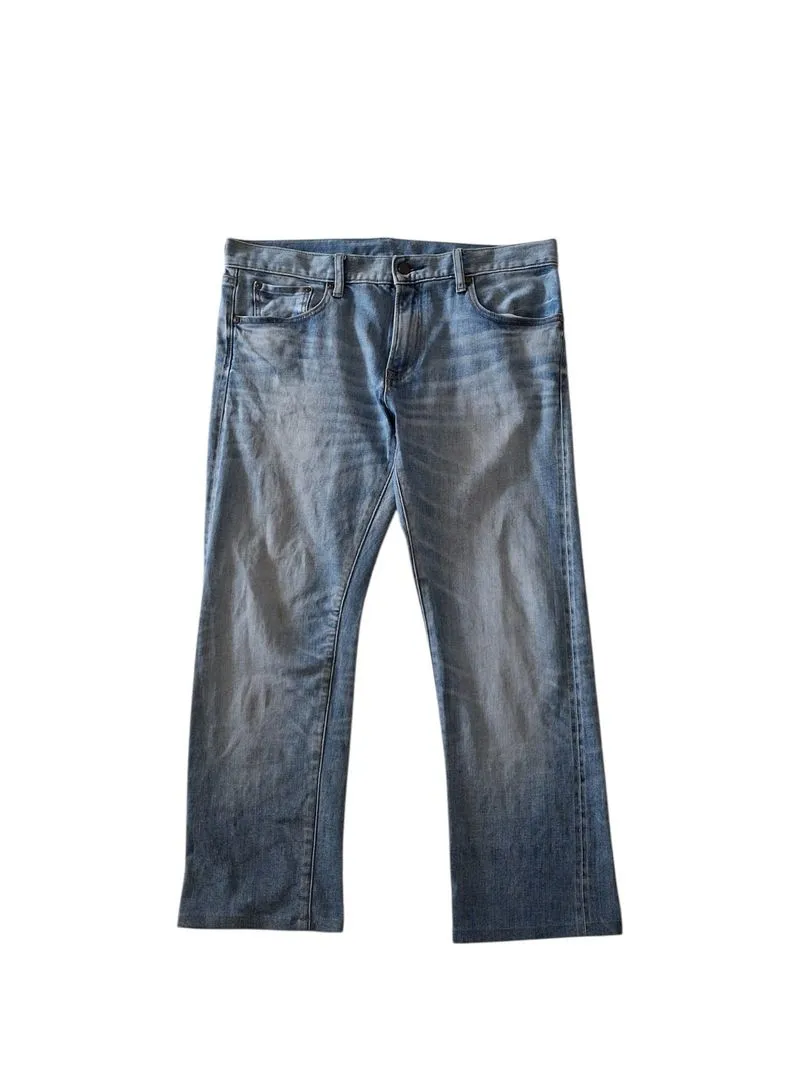 Uniqlo selvedge jeans biru photo 1