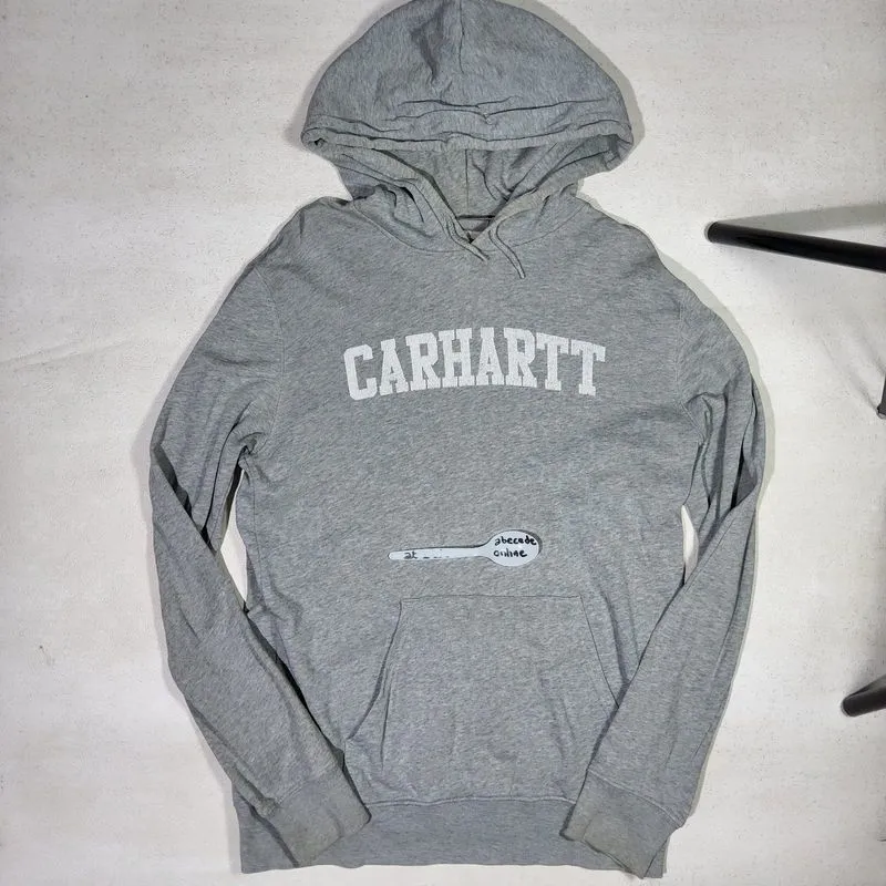 CARHARTT hooded college sweat size M photo 1
