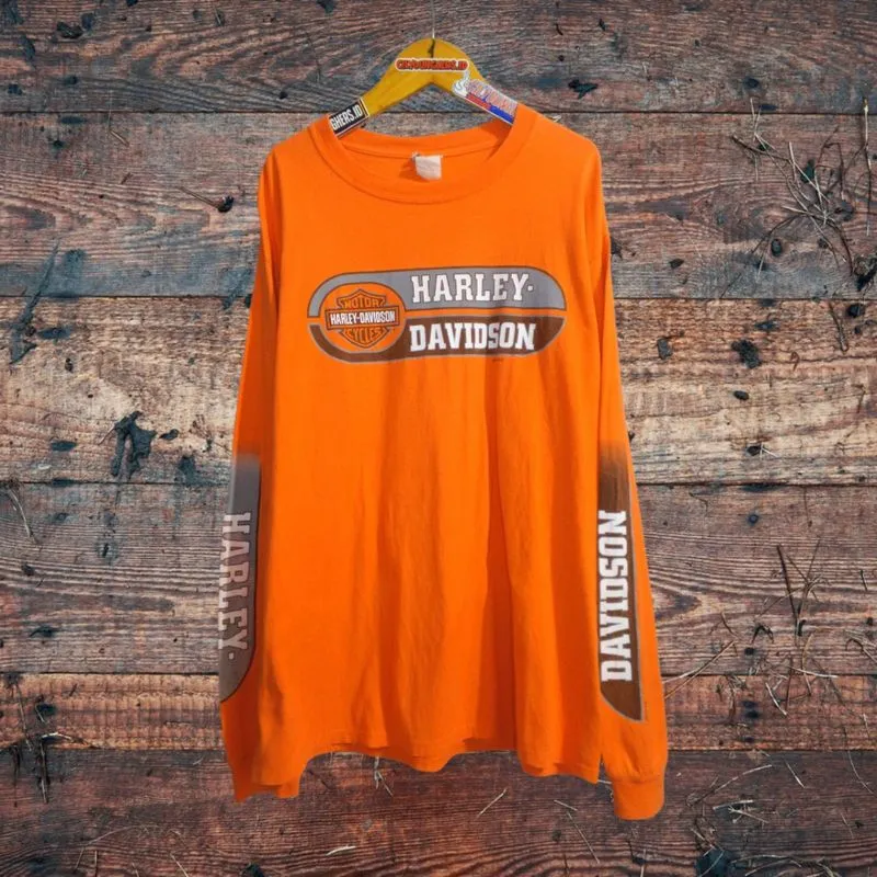 HARLEY DAVIDSON ©2016 SAFETY ORANGE LONG SLEEVE
" BARNETT -  photo 1