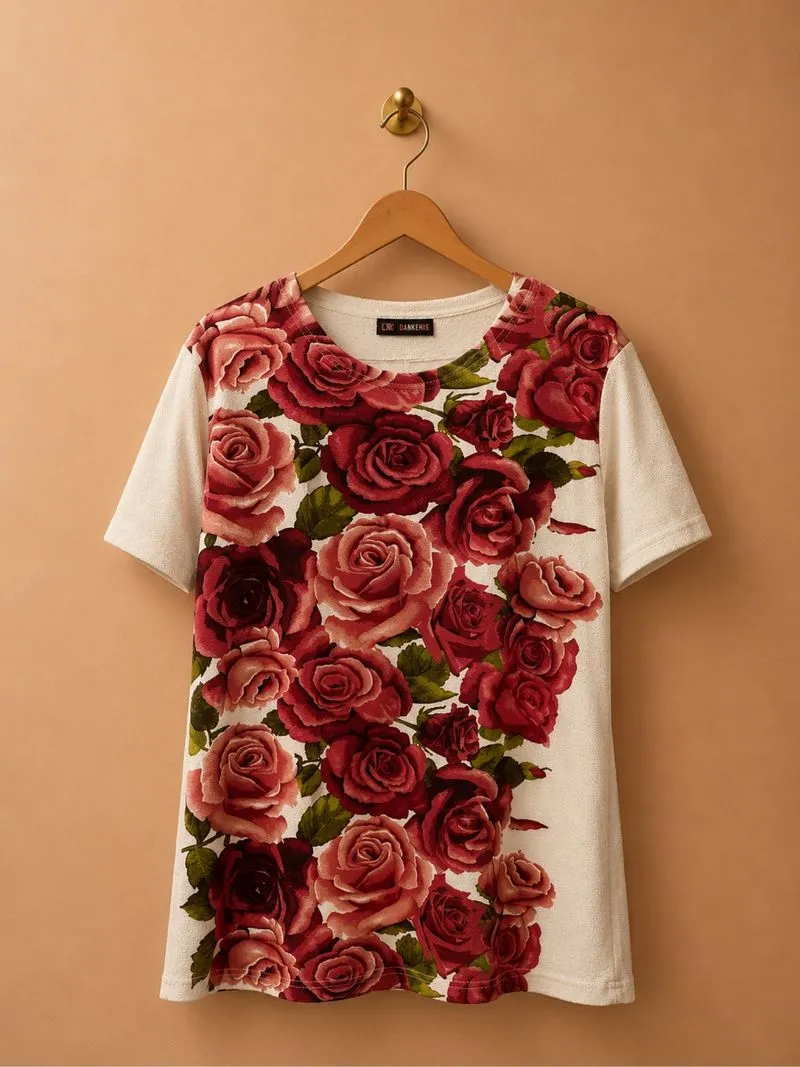Baju mawar free size  photo 1