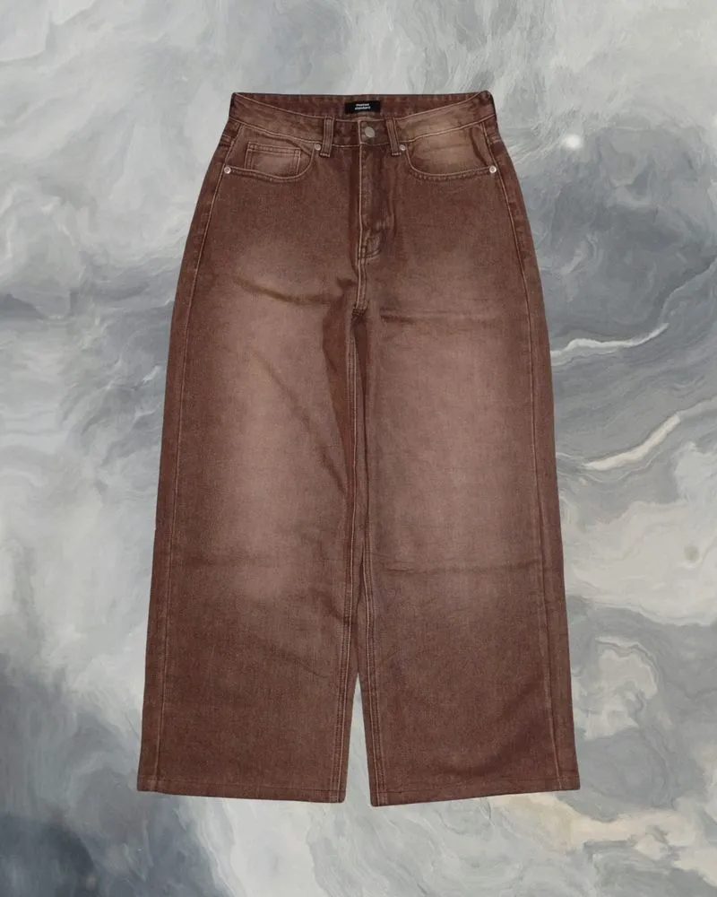 Celana Baggy Brown Jeans Gombrong STANDARD MUSINSA photo 1