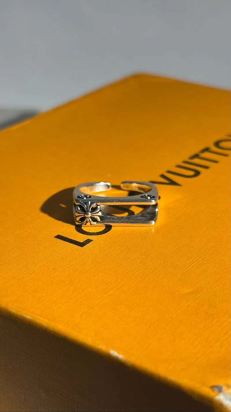Rings chrome heart ch photo 1