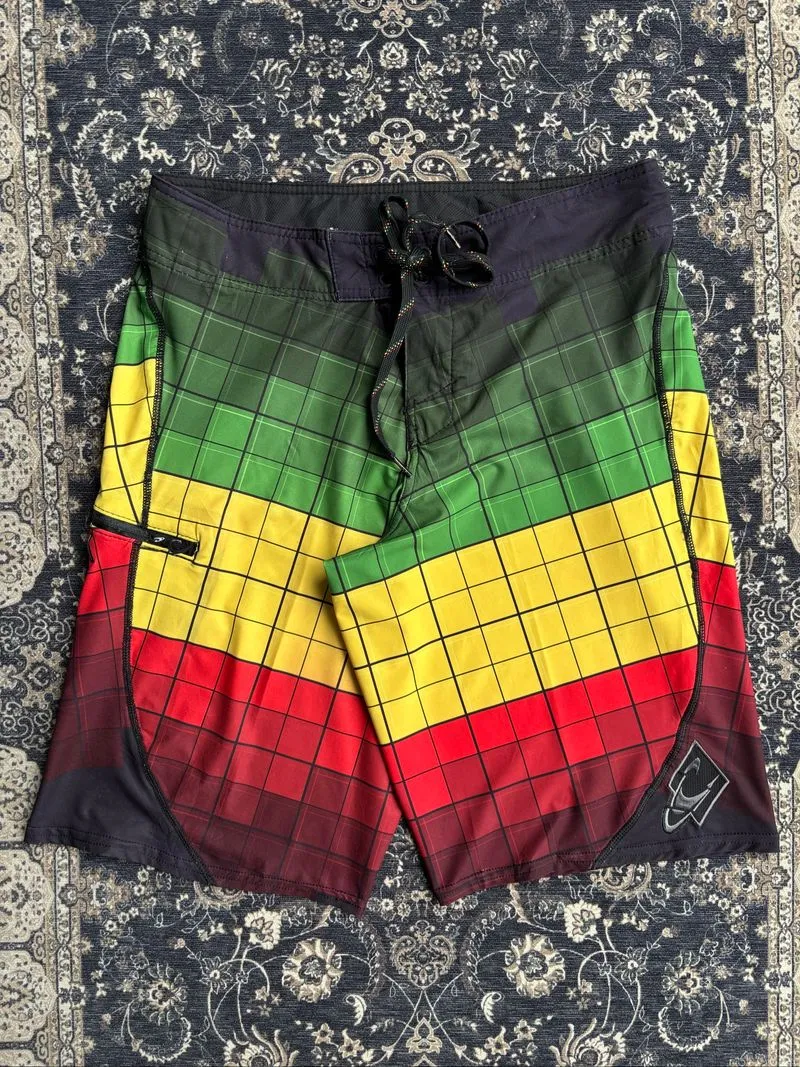Oneill Hyper Freak Board Shorts Rasta Reggae photo 1