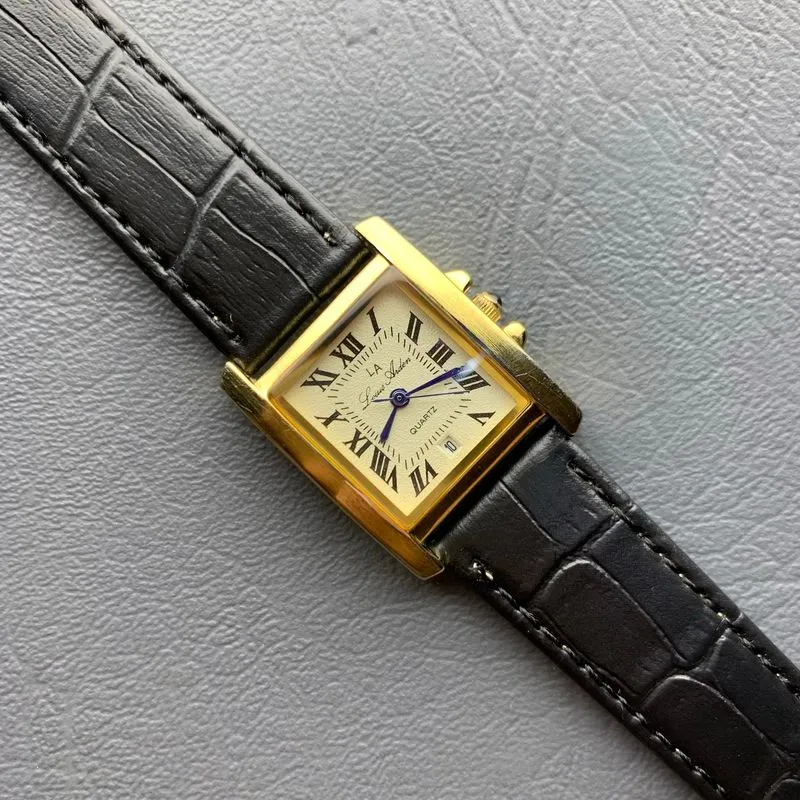 Louise Arden Swiss Tank Watch, Cartier Francaise Style. photo 1