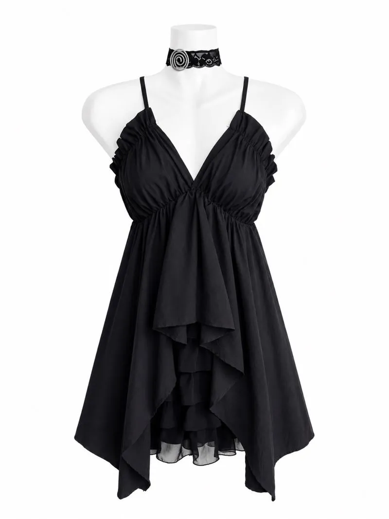 Dark Fairy Asymmetrical Babydoll Cami photo 1